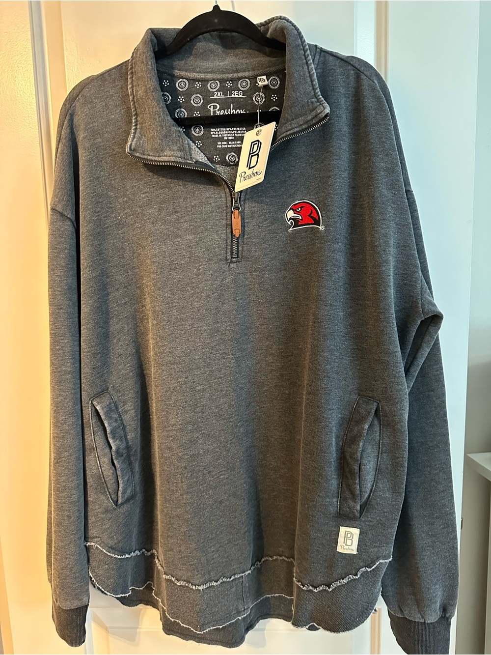 Miami University RedHawks Women’s Gray Quarter Zip Up